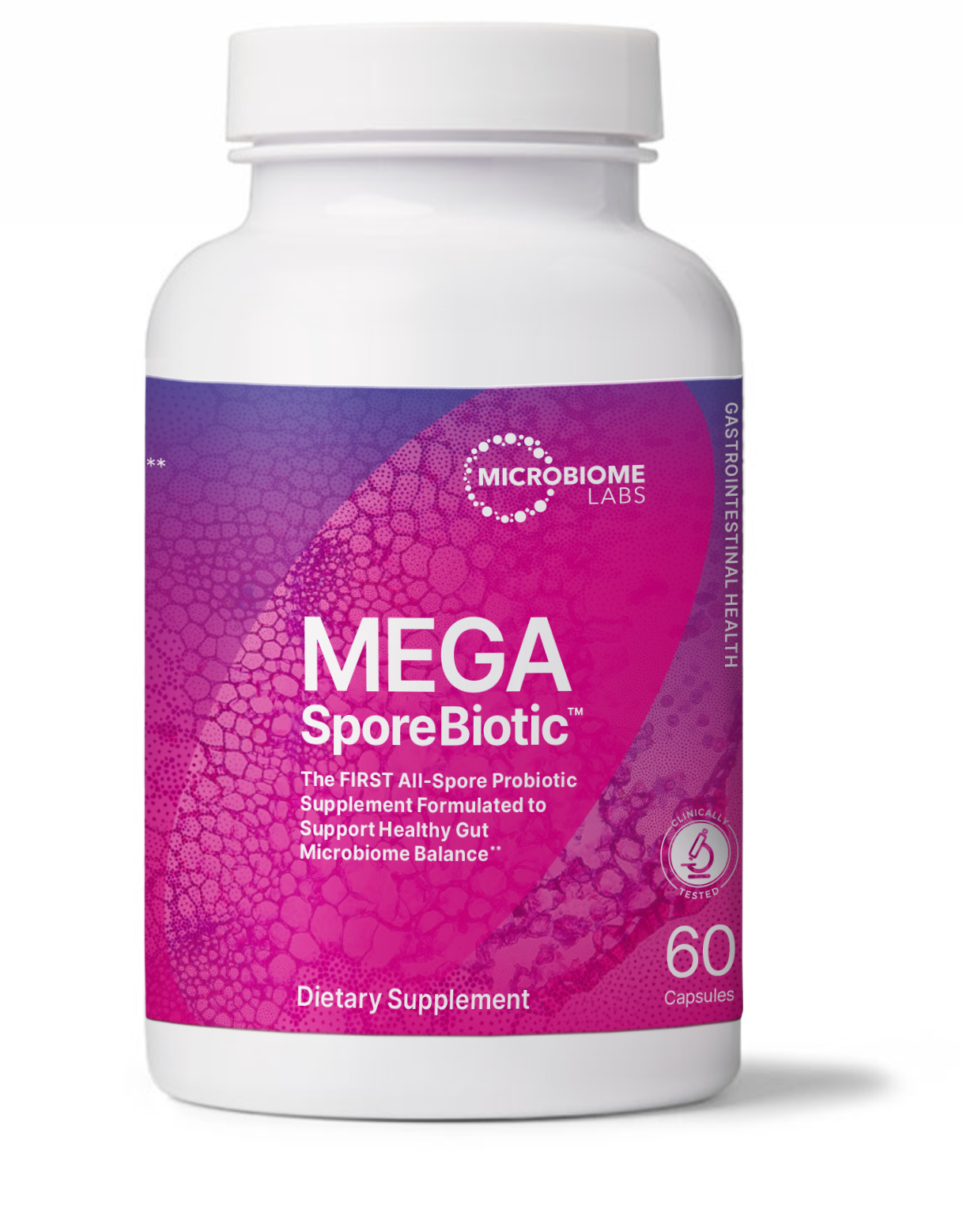Microbiome Labs Spore Based Probiotic Gummies for Women, Men & Children - MegaSporeBiotic Gummies - 4 Bacillus Probiotics for Digestive Health & Microbiome Support
